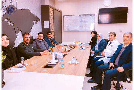 جلسه هماهنگی و برنامه ریزی پروژه های مرتبط با هوش مصنوعی با بیمارستان امین